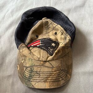 47 Brand Mesh back Camouflage Patriots Hat with Curved Brim